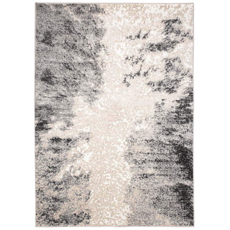 Borough Wharf Clarwin Flatweave Light Grey Rug Wayfair.co.uk